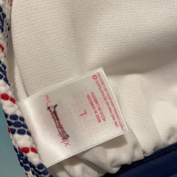 NWOT Xhilaration Patriotic bikini top SZ LG - Picture 5 of 7